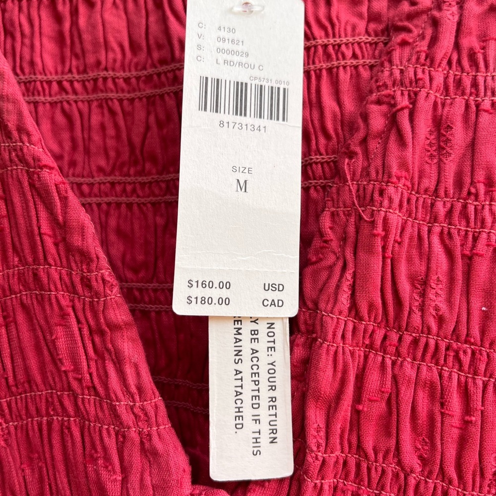 Anthropologie Vibrant Red Maxi Dress - Picture 4 of 6
